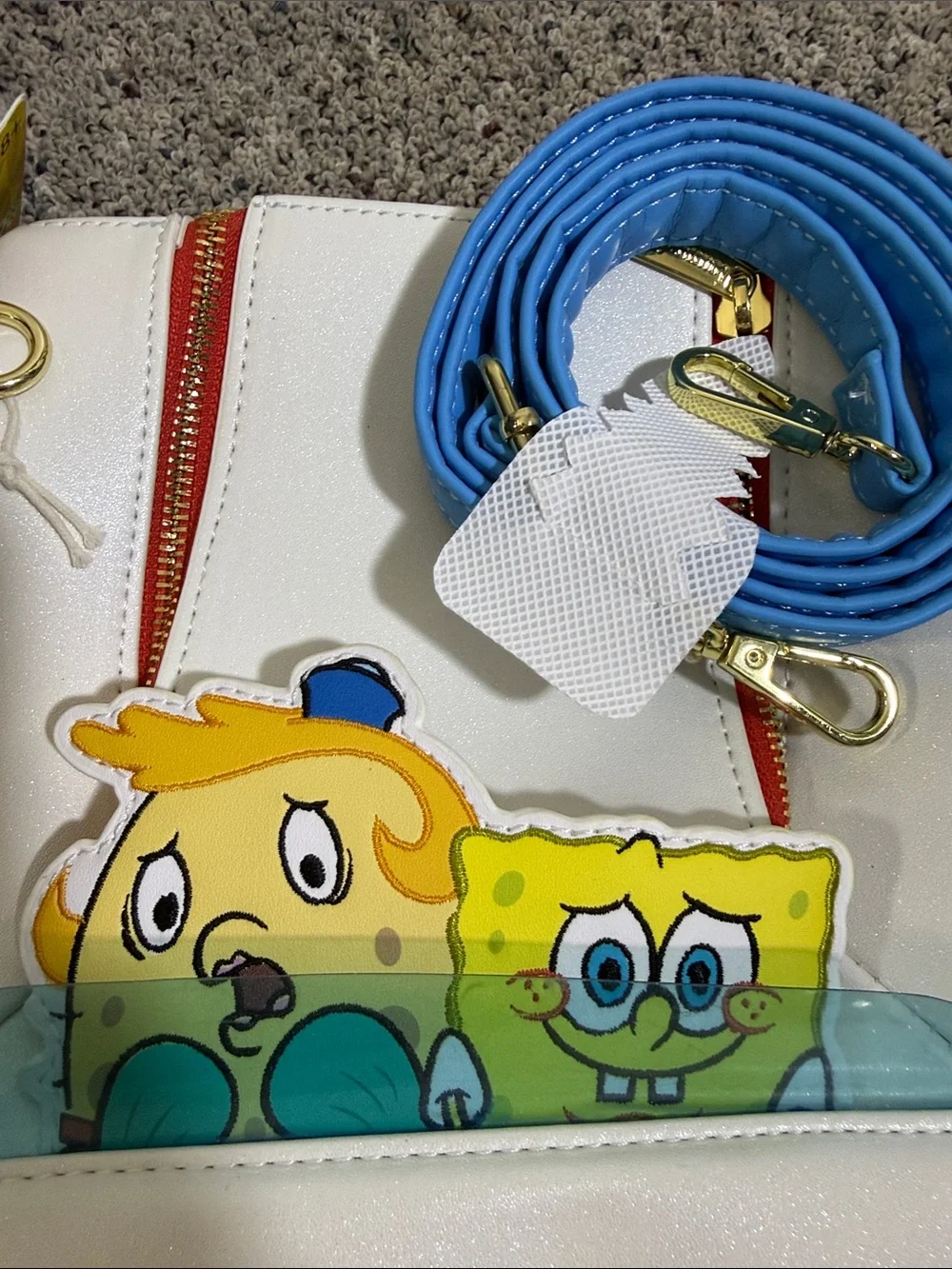 Loungefly SpongeBob SquarePants 25th Anniversary Mrs Puff Boatmobile Crossbody